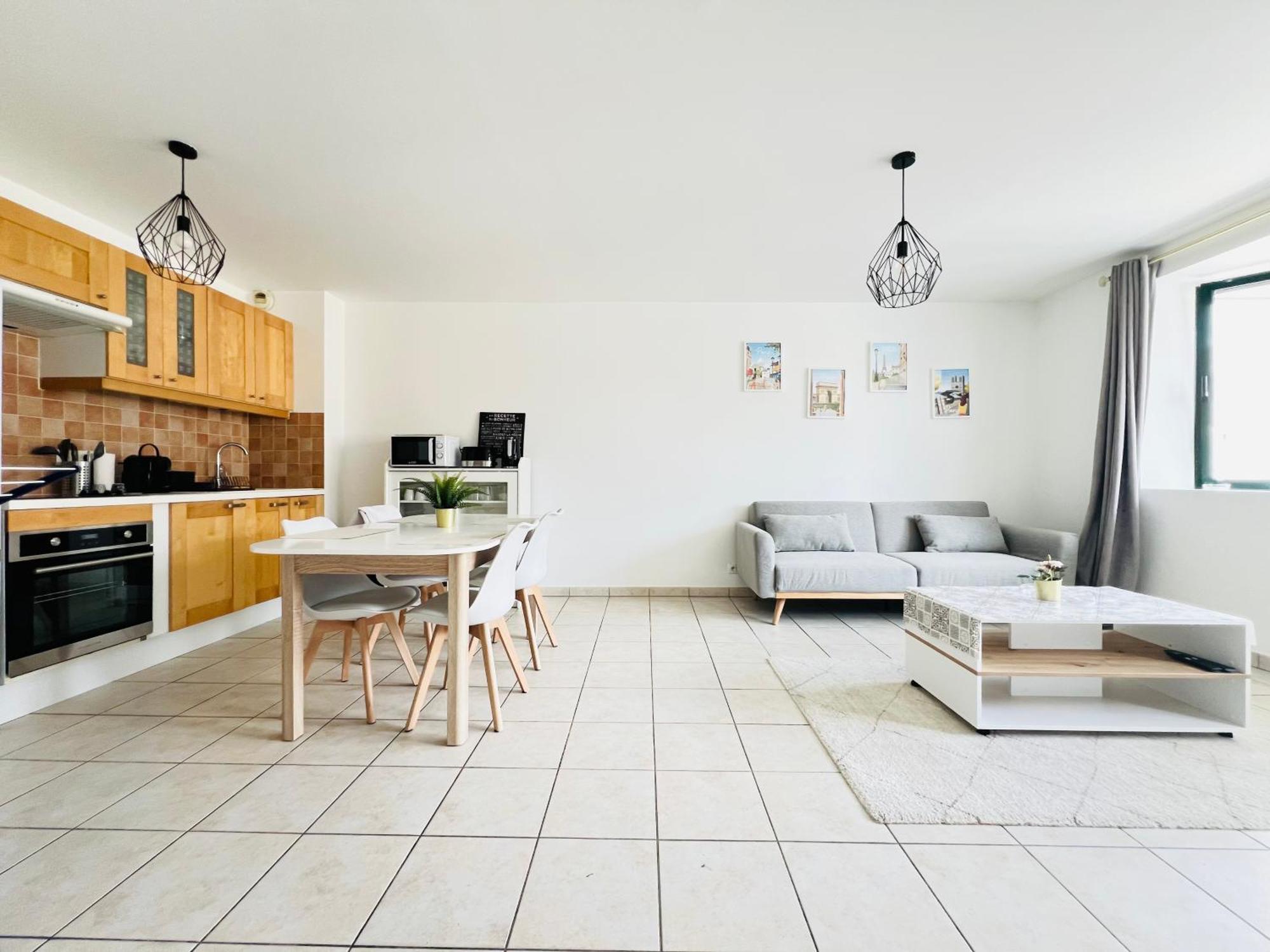 Appartement Coquelicot 25Km Paris Et Disney Pontault-Combault Luaran gambar